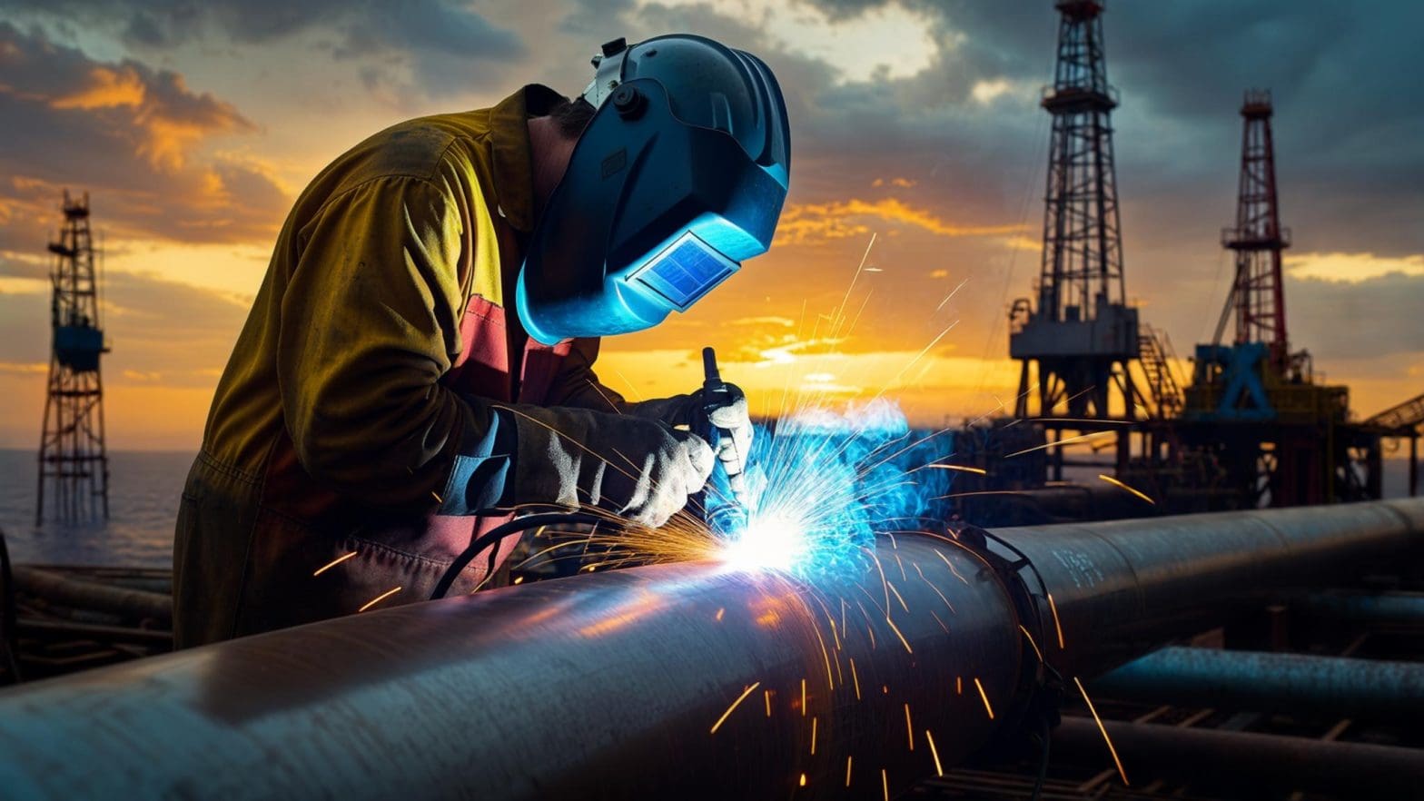 oil rig welder salary