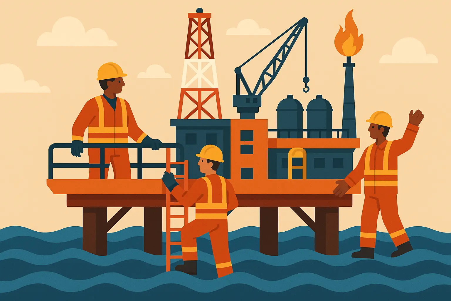 Oil rig worker salary overview