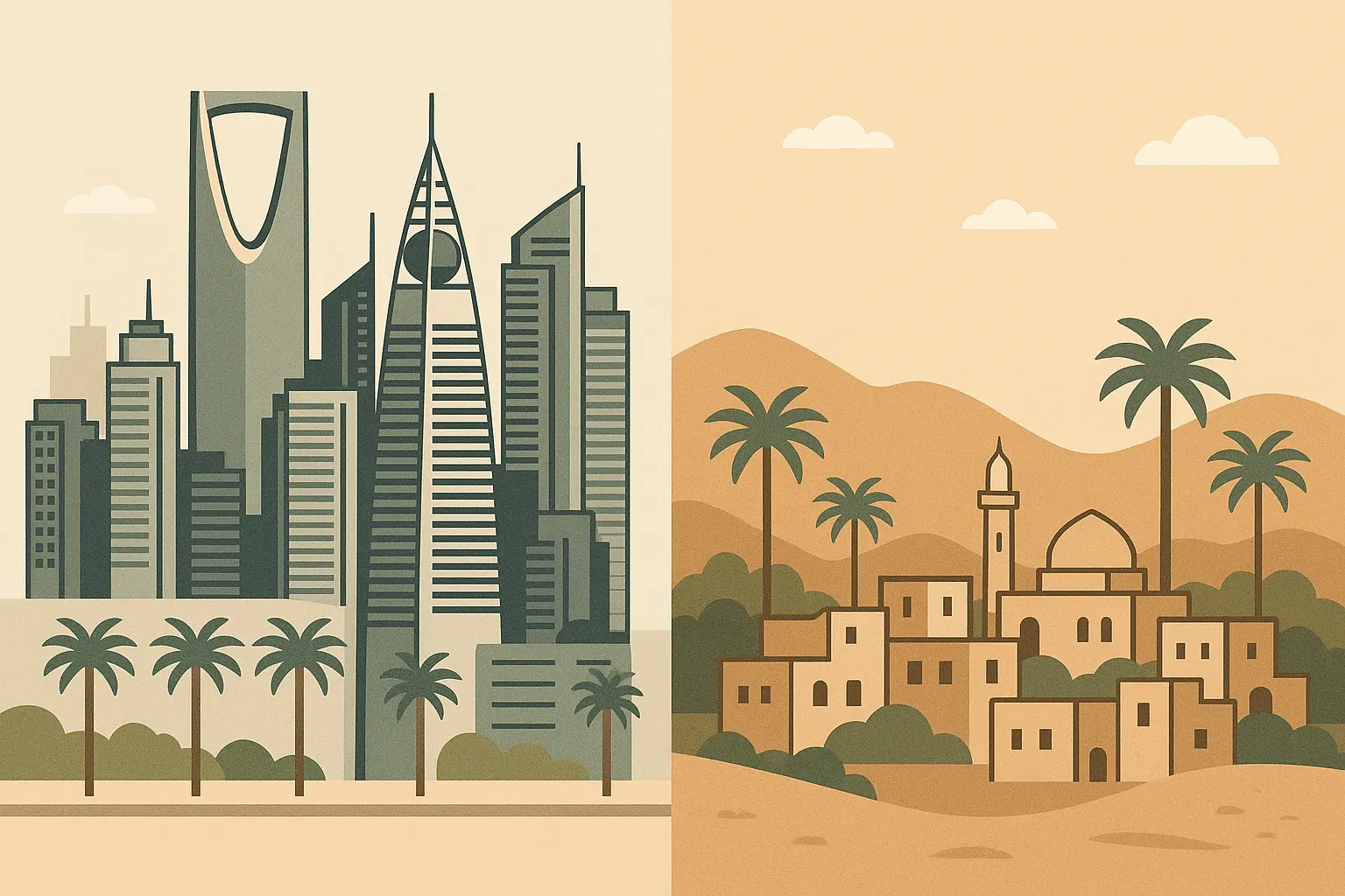 Cost of living comparison across Saudi cities