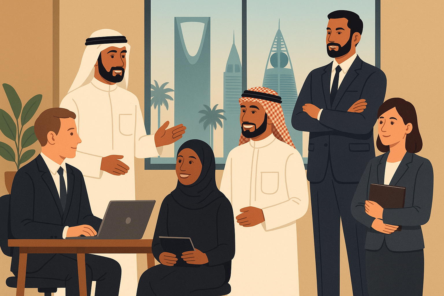 Expatriate salary hierarchy in Saudi Arabia