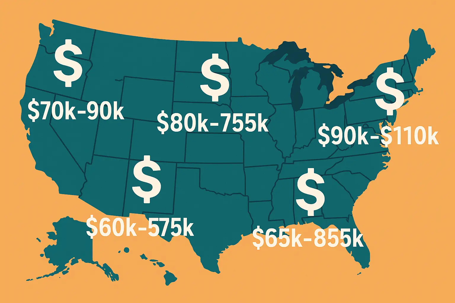 Bank teller salary comparison chart