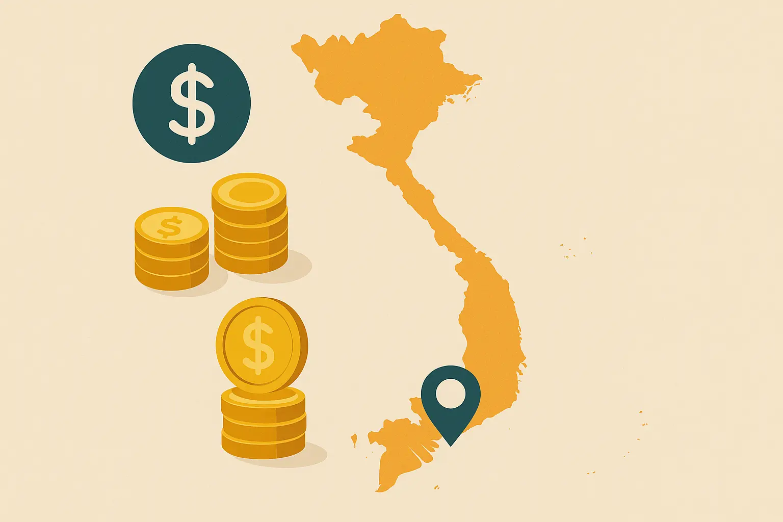 Vietnam salary differences by location