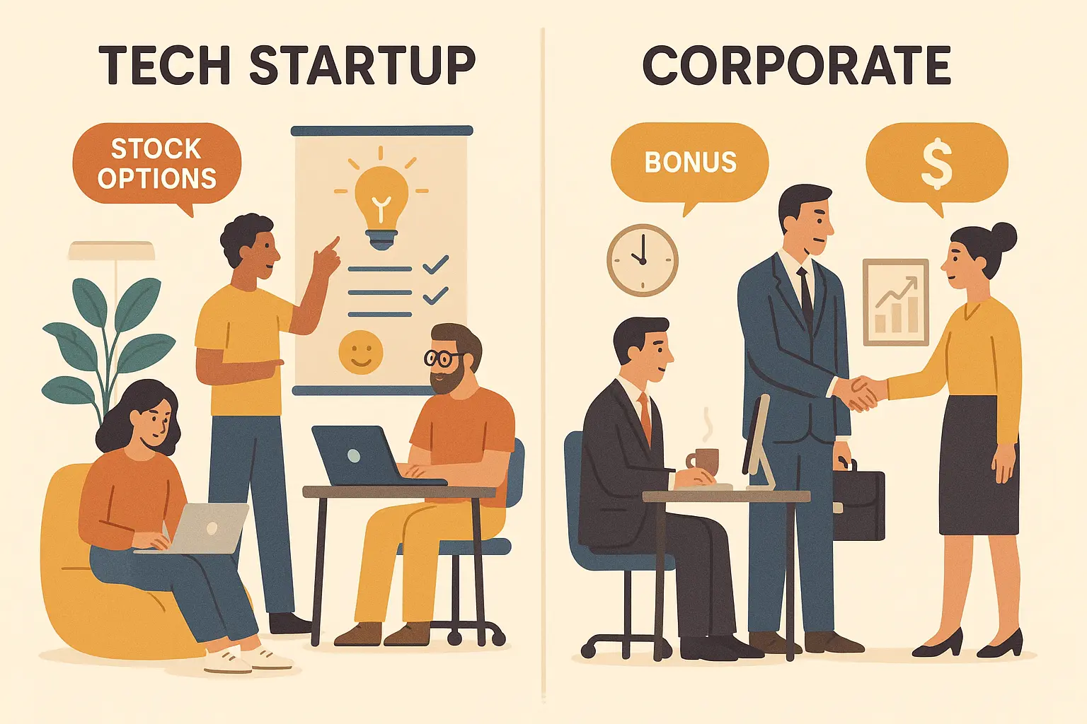 Corporate vs tech industry graphic design salaries