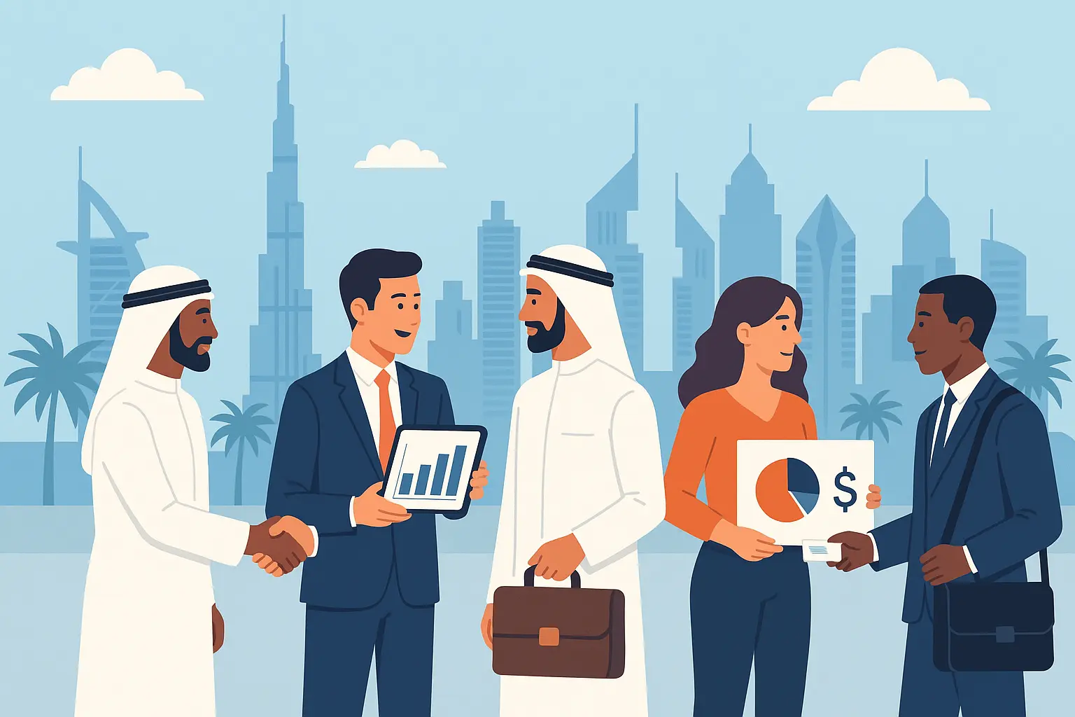 Professional networking event in Dubai