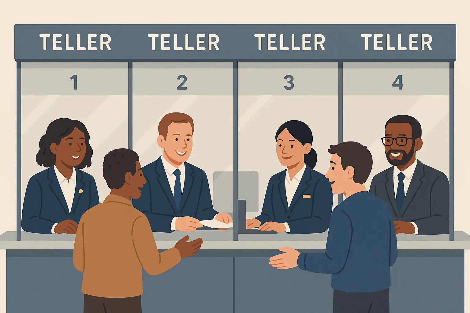 Bank teller salary overview infographic