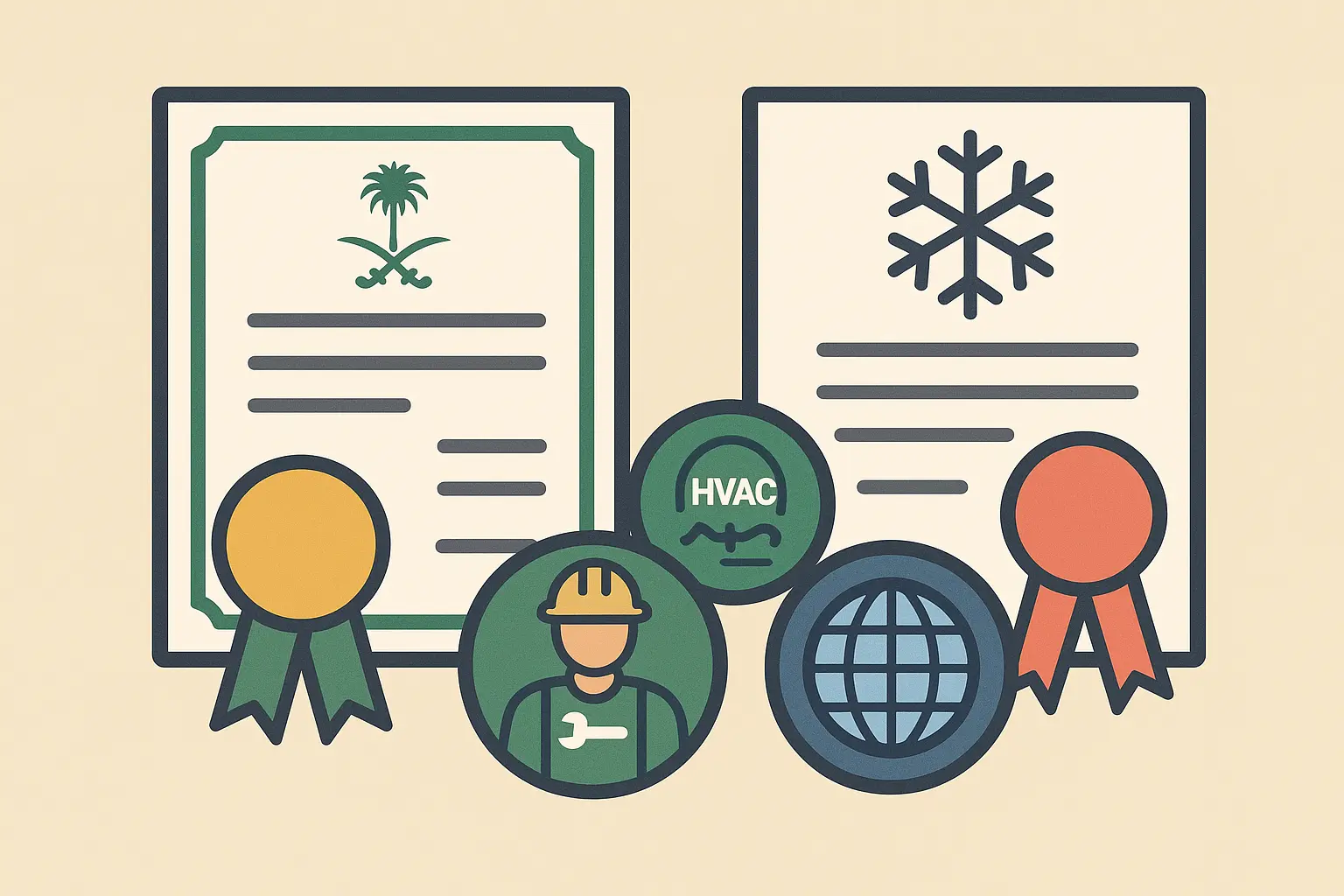 Professional HVAC certifications and credentials