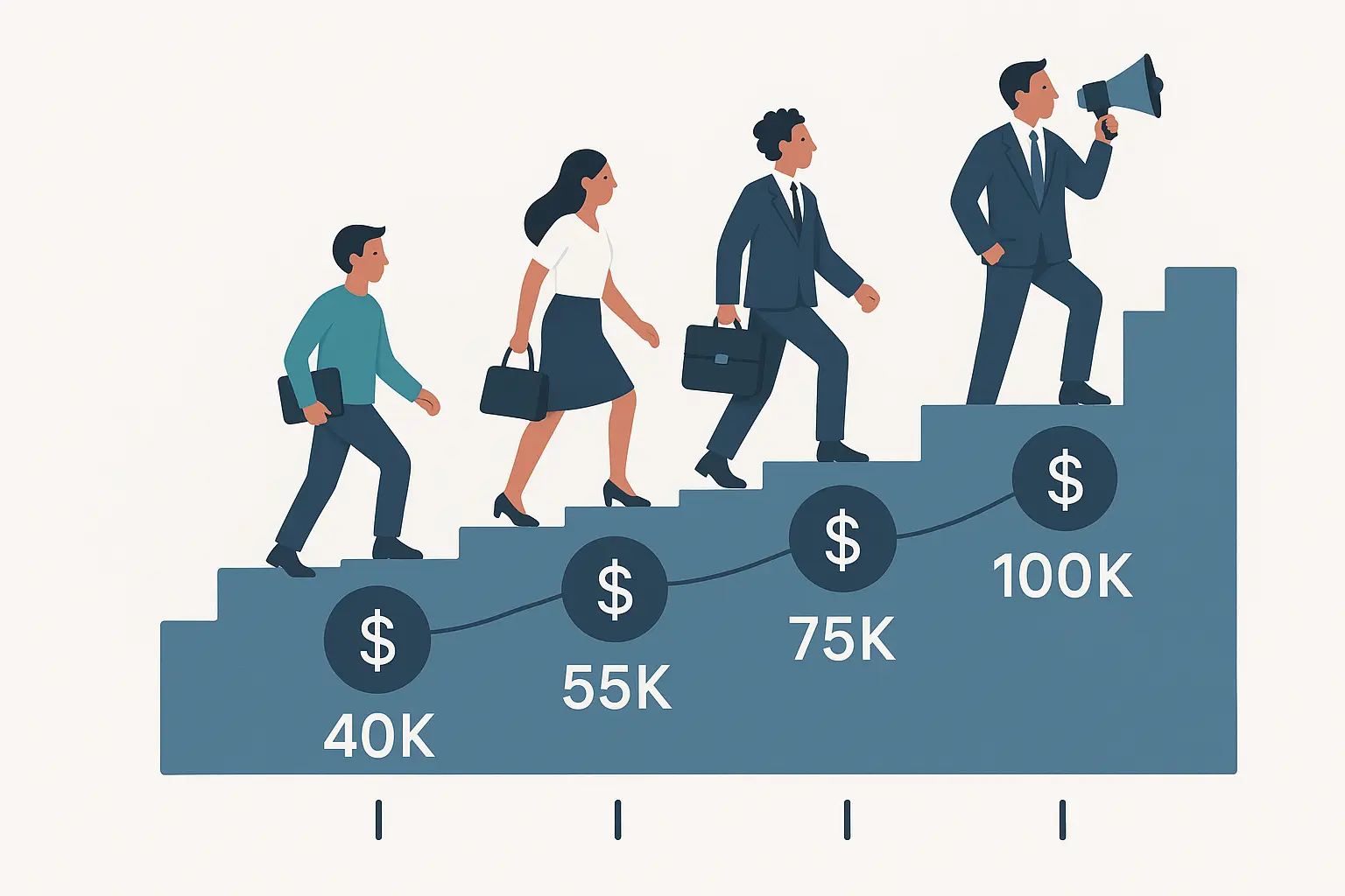 Career advancement timeline for financial analysts