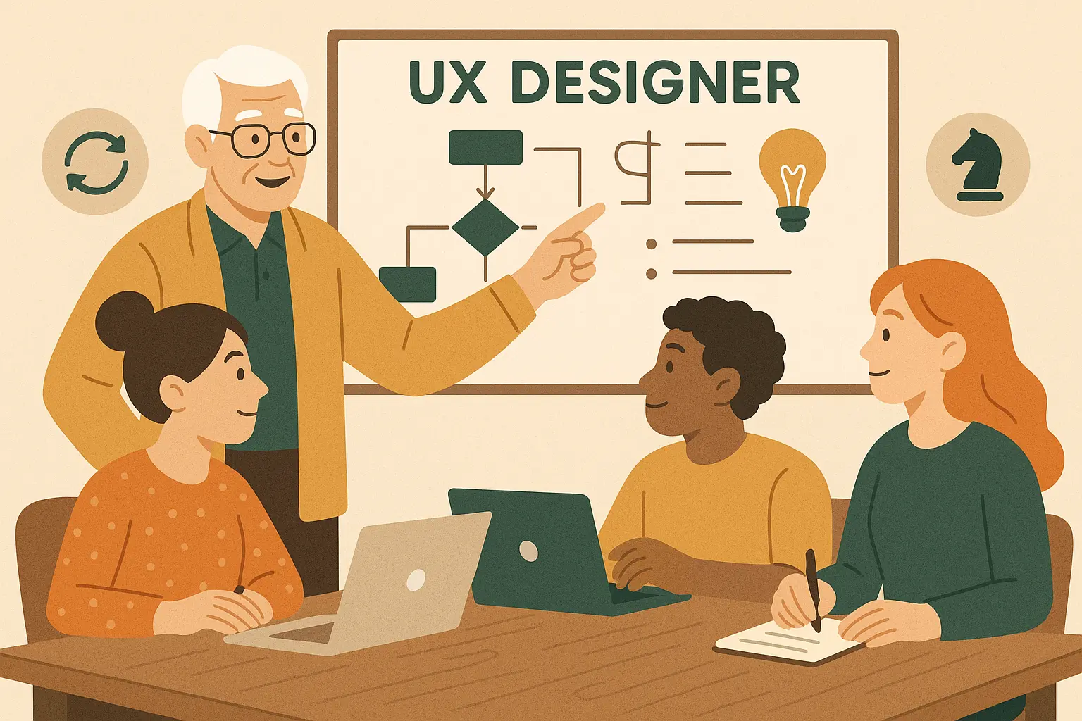 Senior UX designer leadership roles