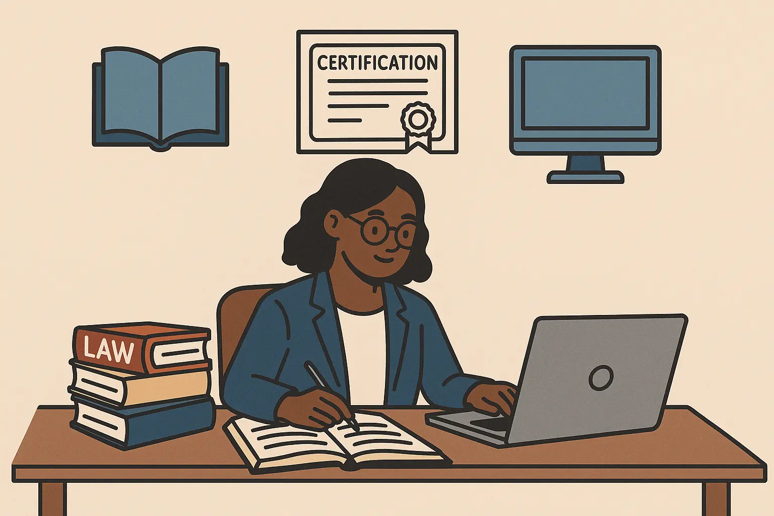 Professional development certificates and paralegal career advancement