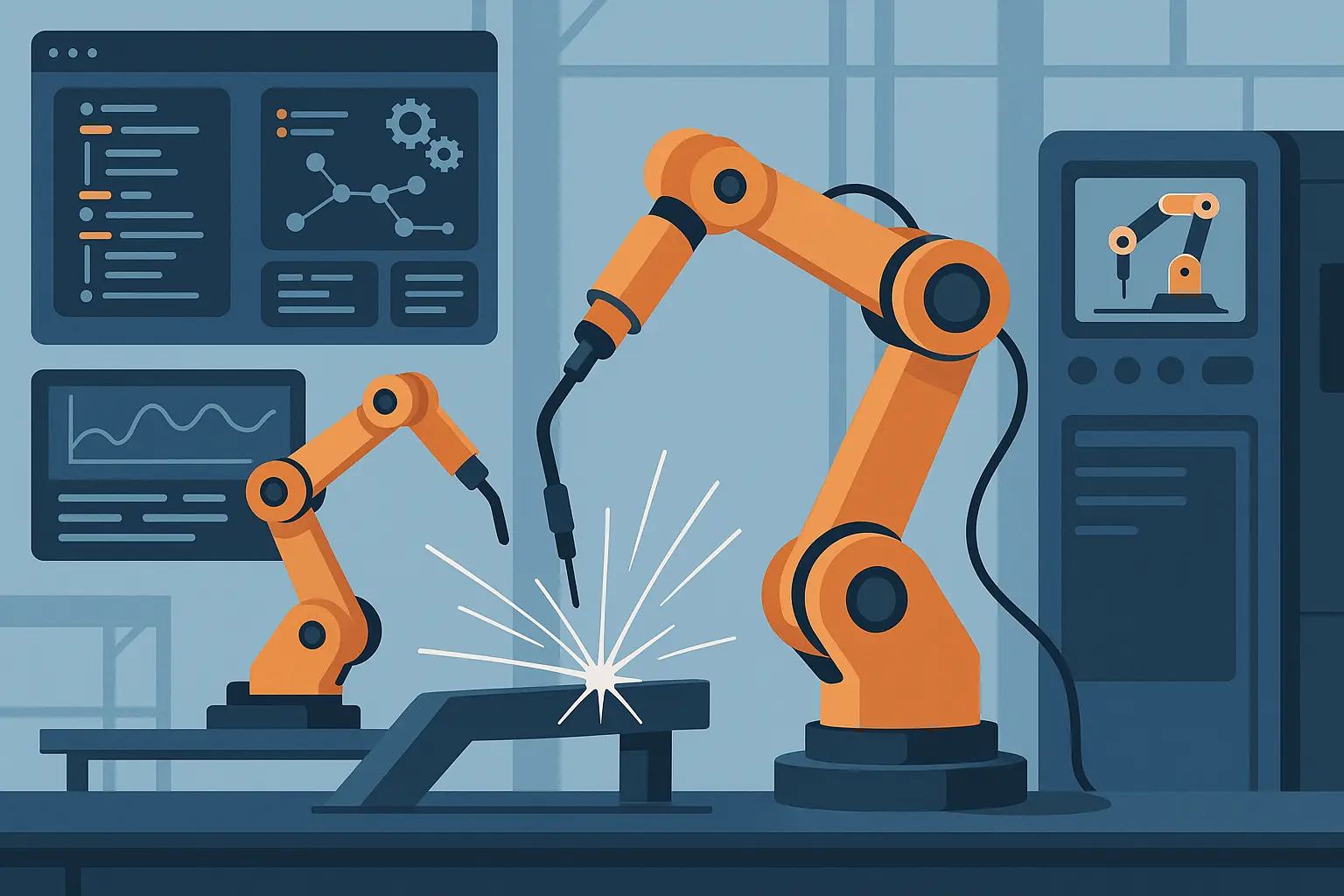 Robotic welding equipment