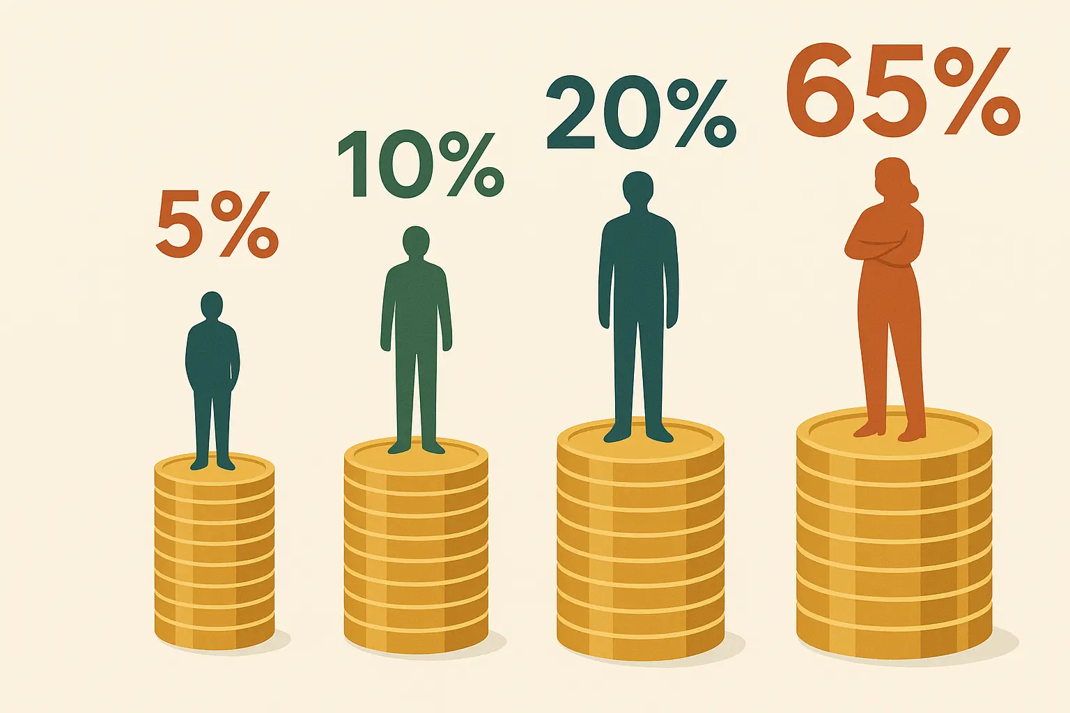 Real estate agent income distribution