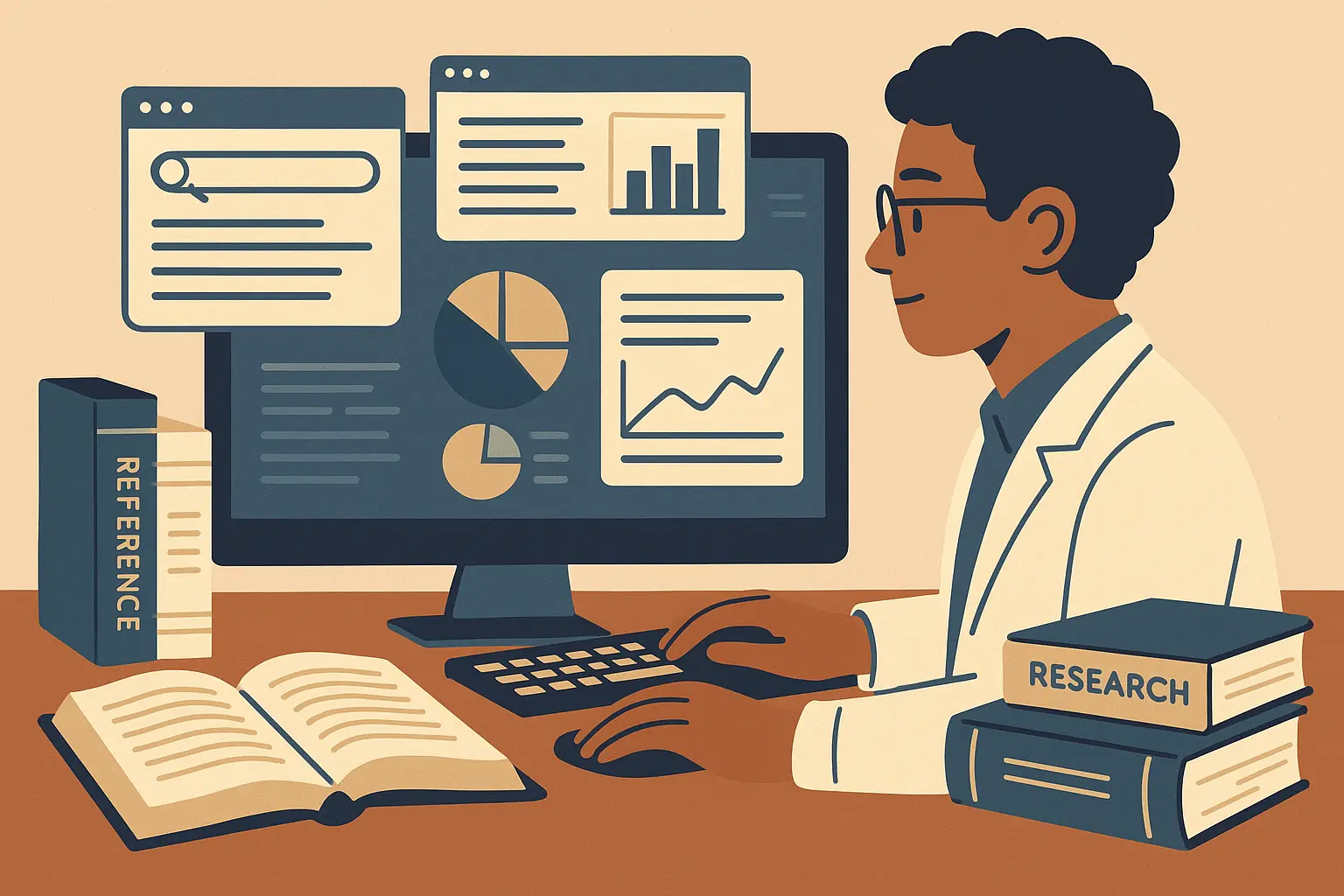 Salary research methodology visualization
