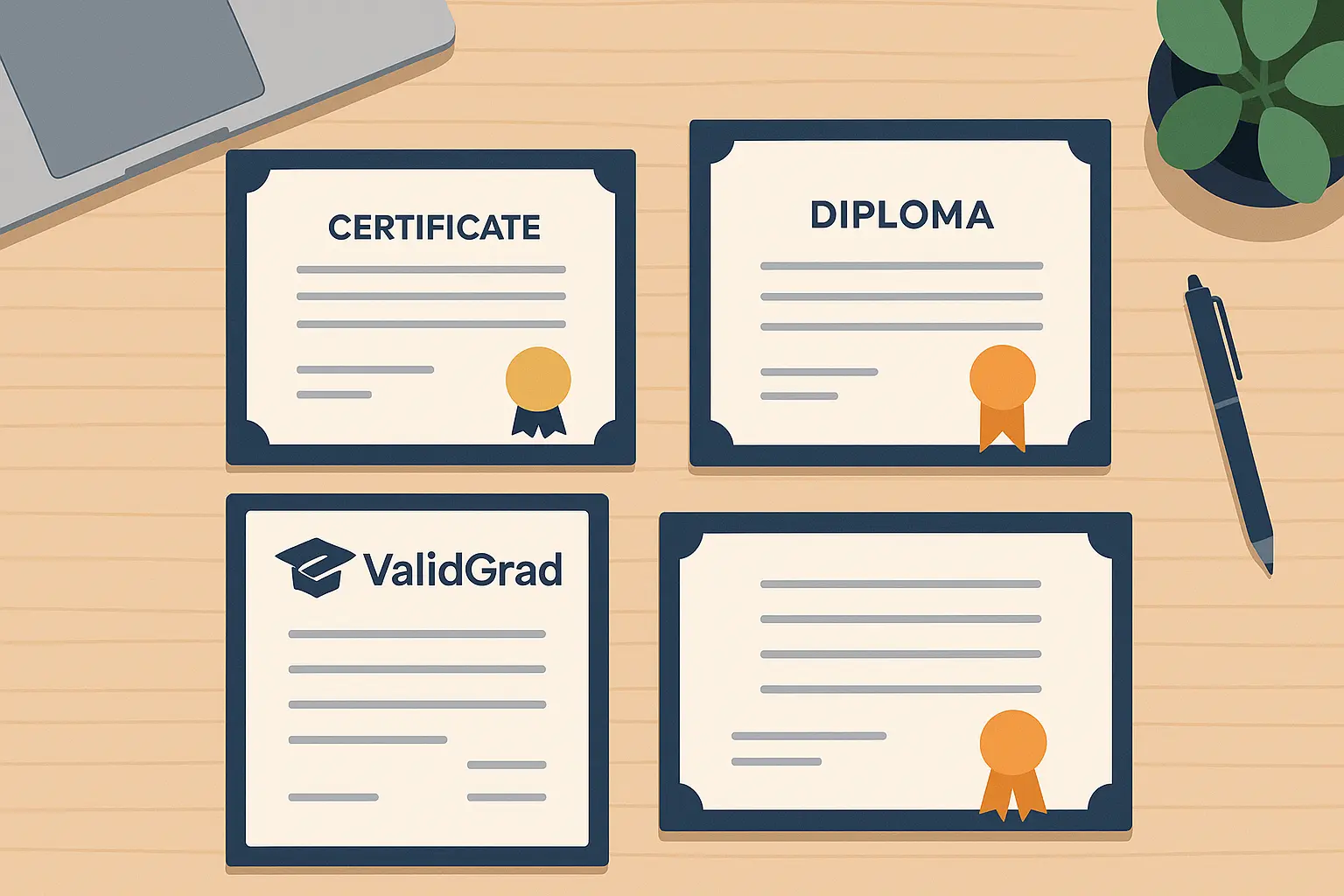 Professional document display and career advancement materials