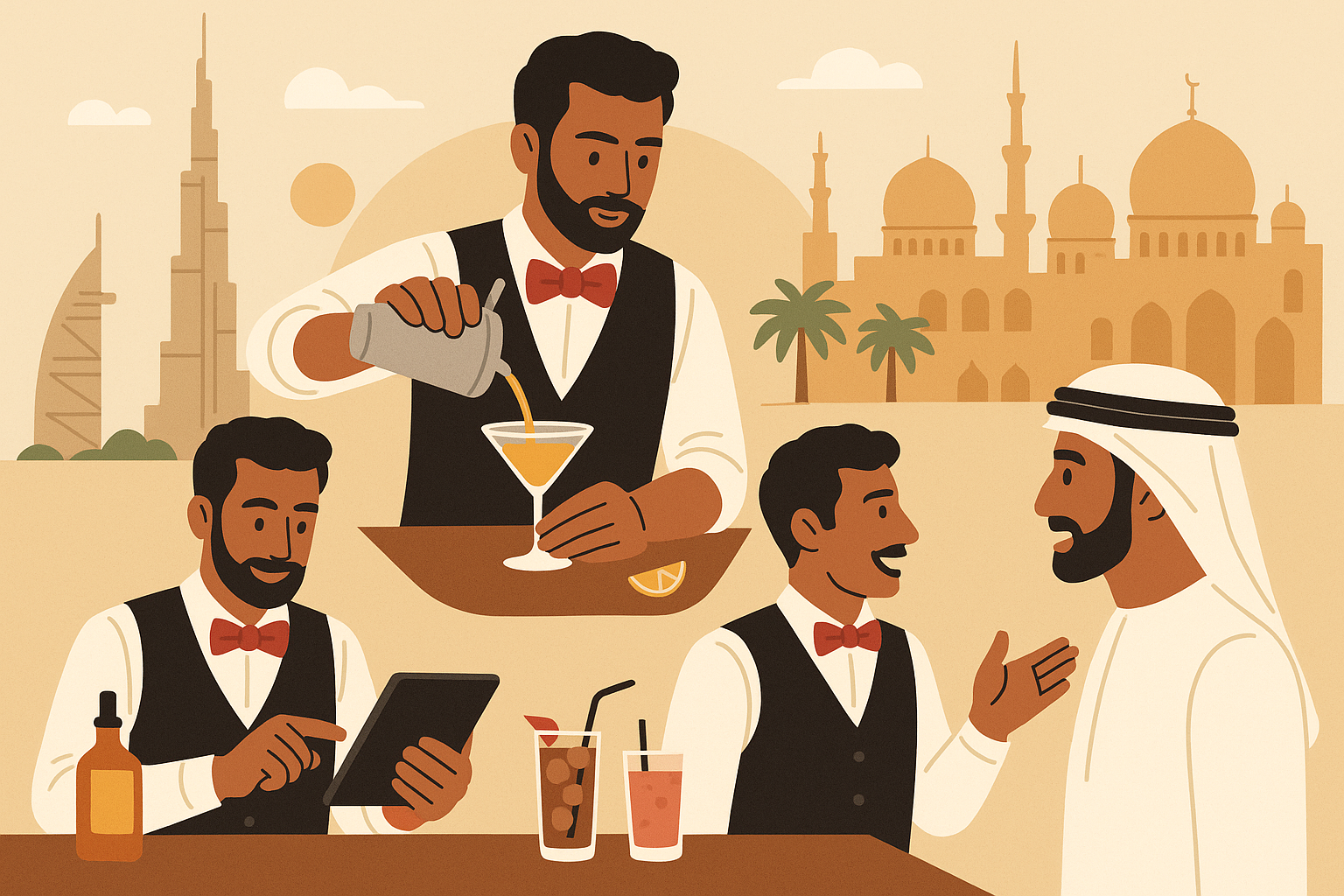 High-value bartending skills for Dubai market