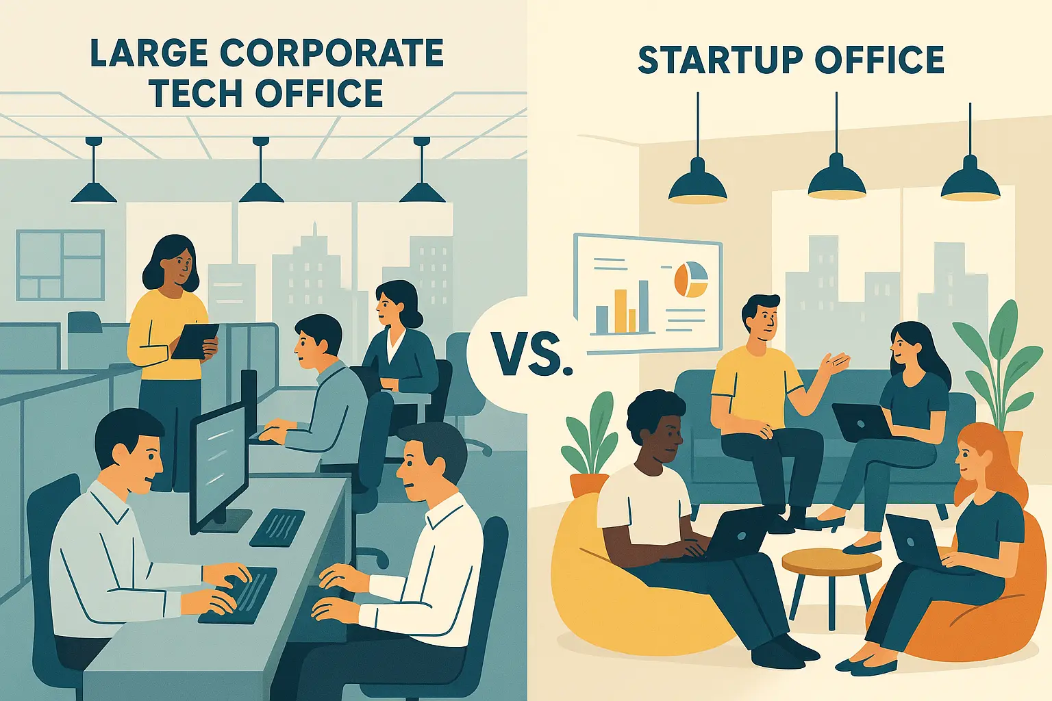 Big tech vs startup salary comparison