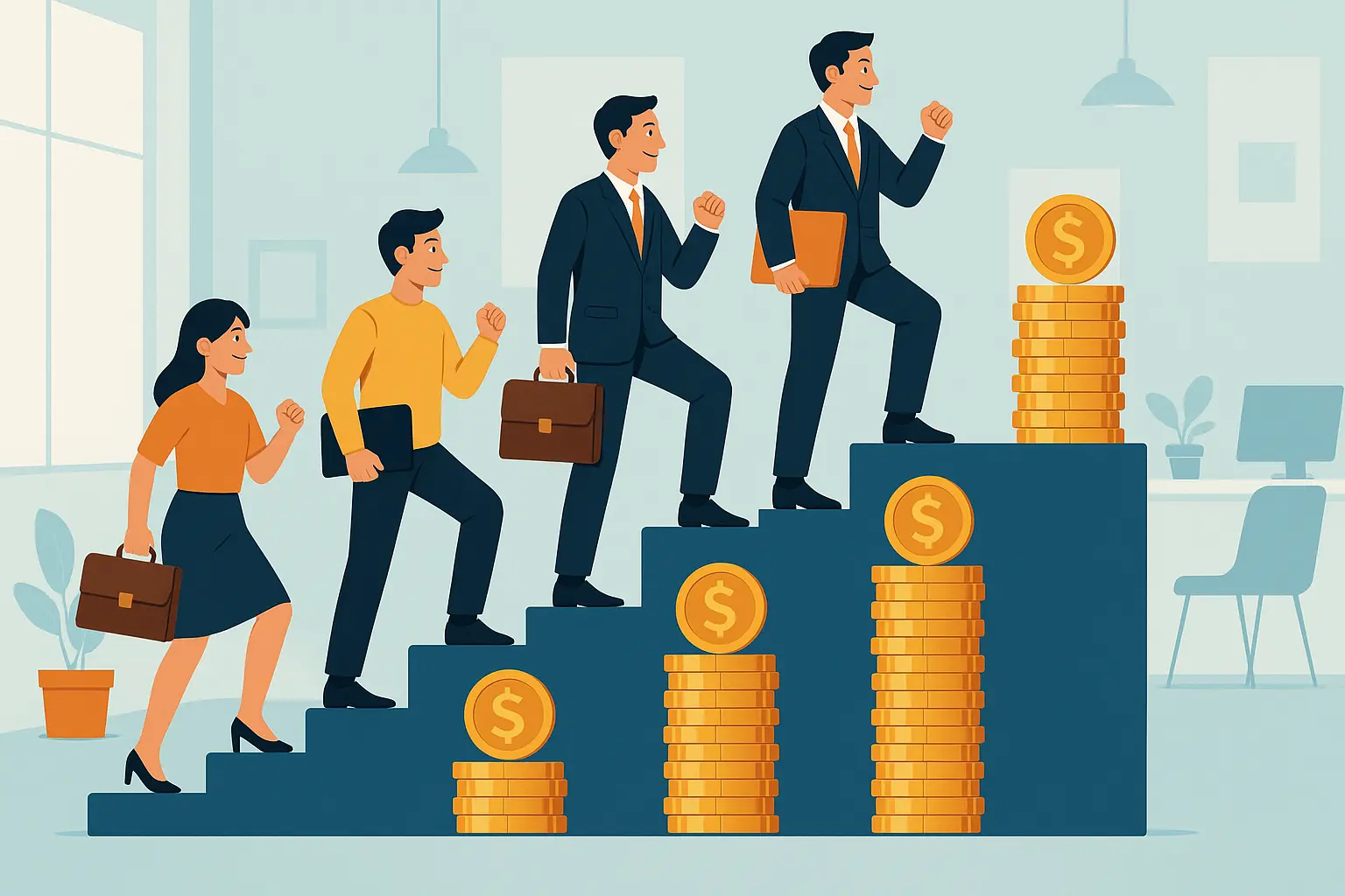 Vietnam salary progression by experience level