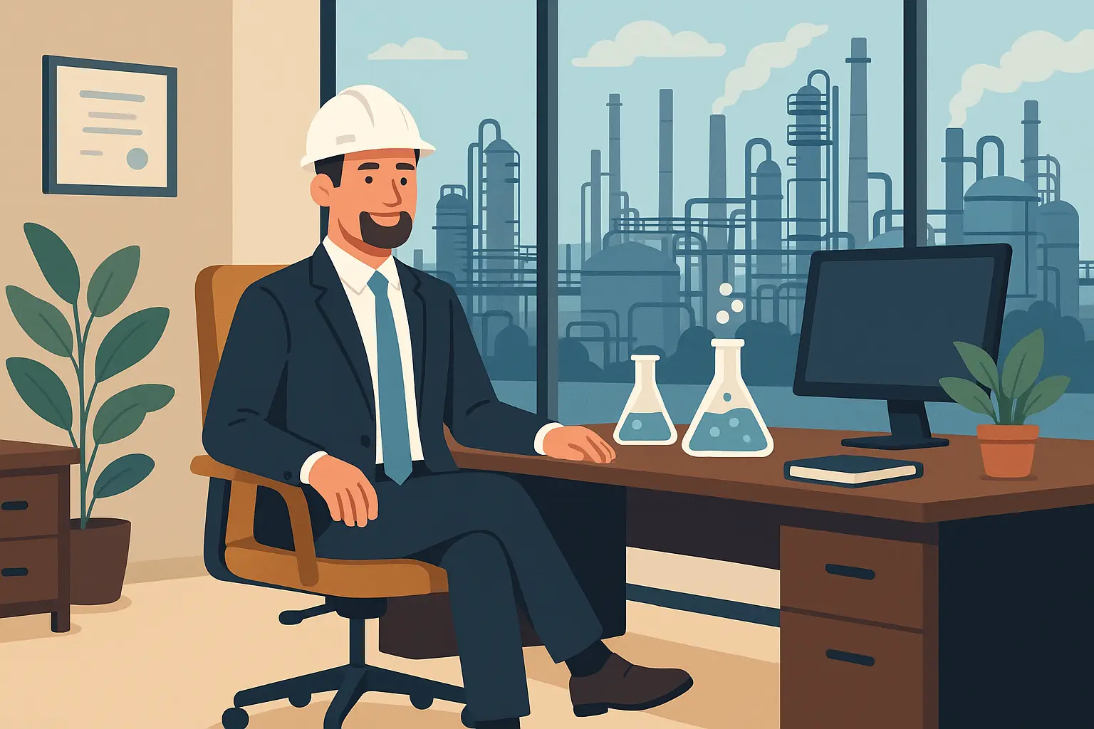 Chemical engineering career success and salary maximization