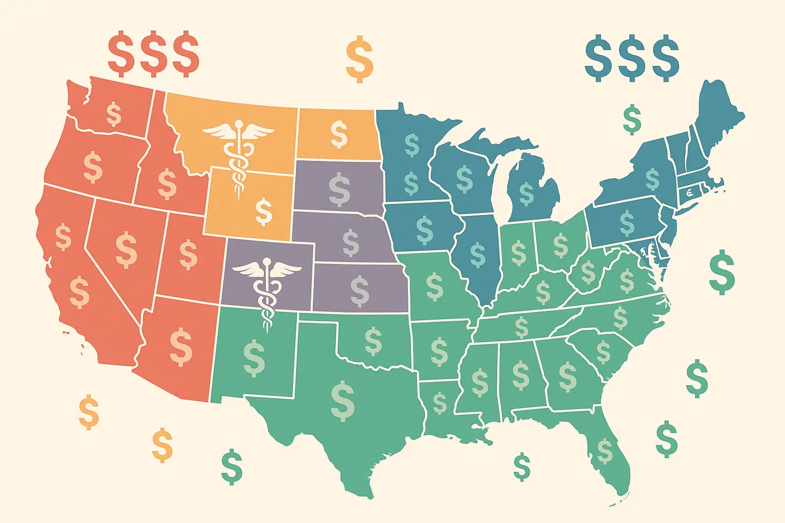 Geographic salary differences for medical assistants across US regions
