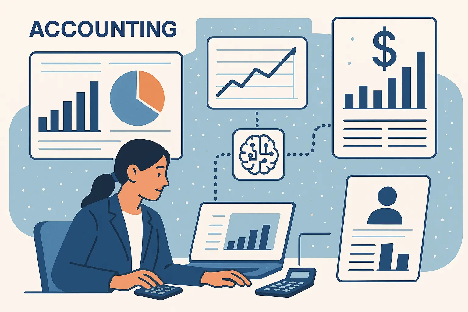 Data analytics in accounting visualization