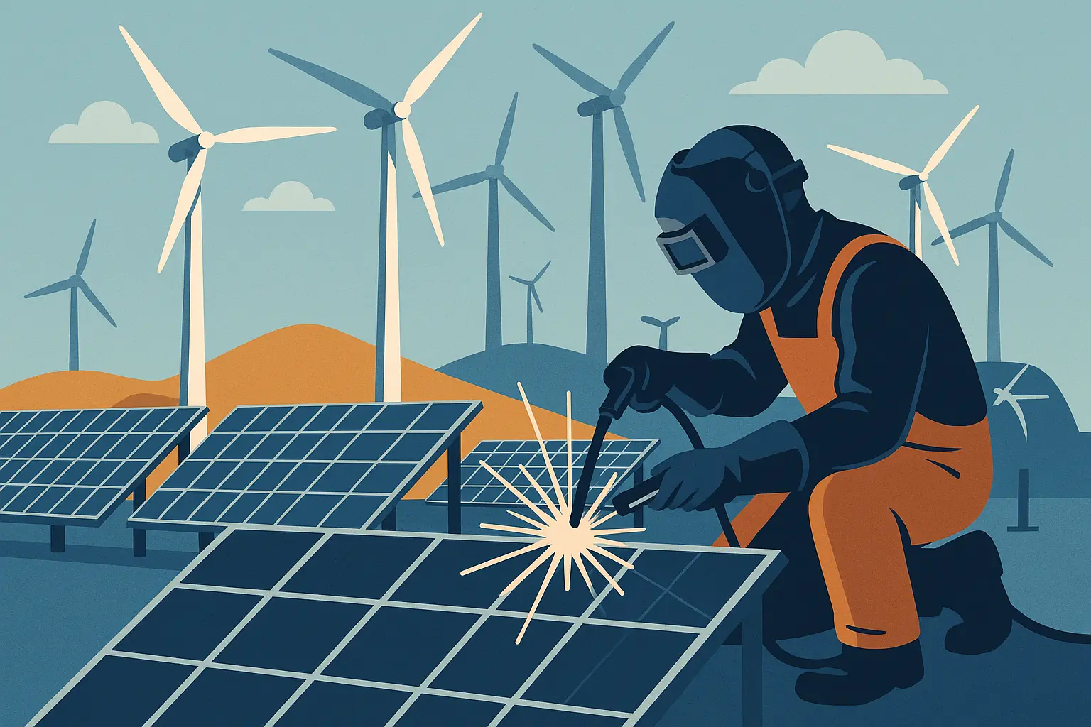 Green energy welding project