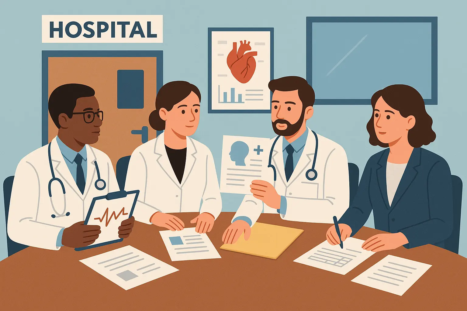 Specialized hospital administrator roles salary comparison
