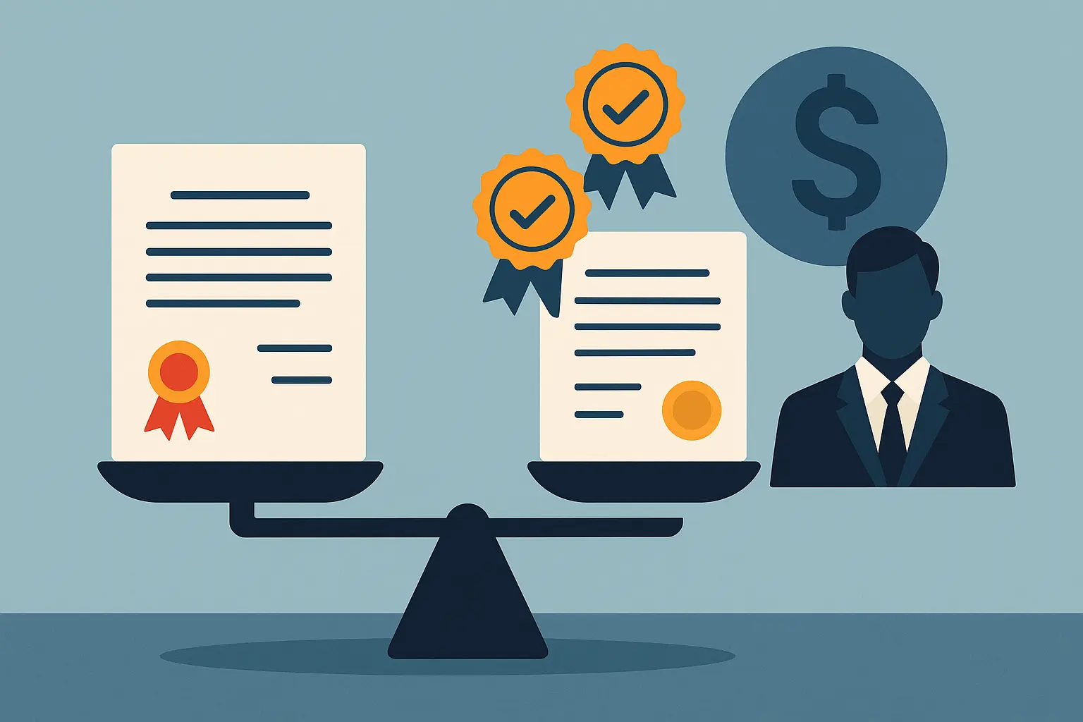 Education vs certification comparison