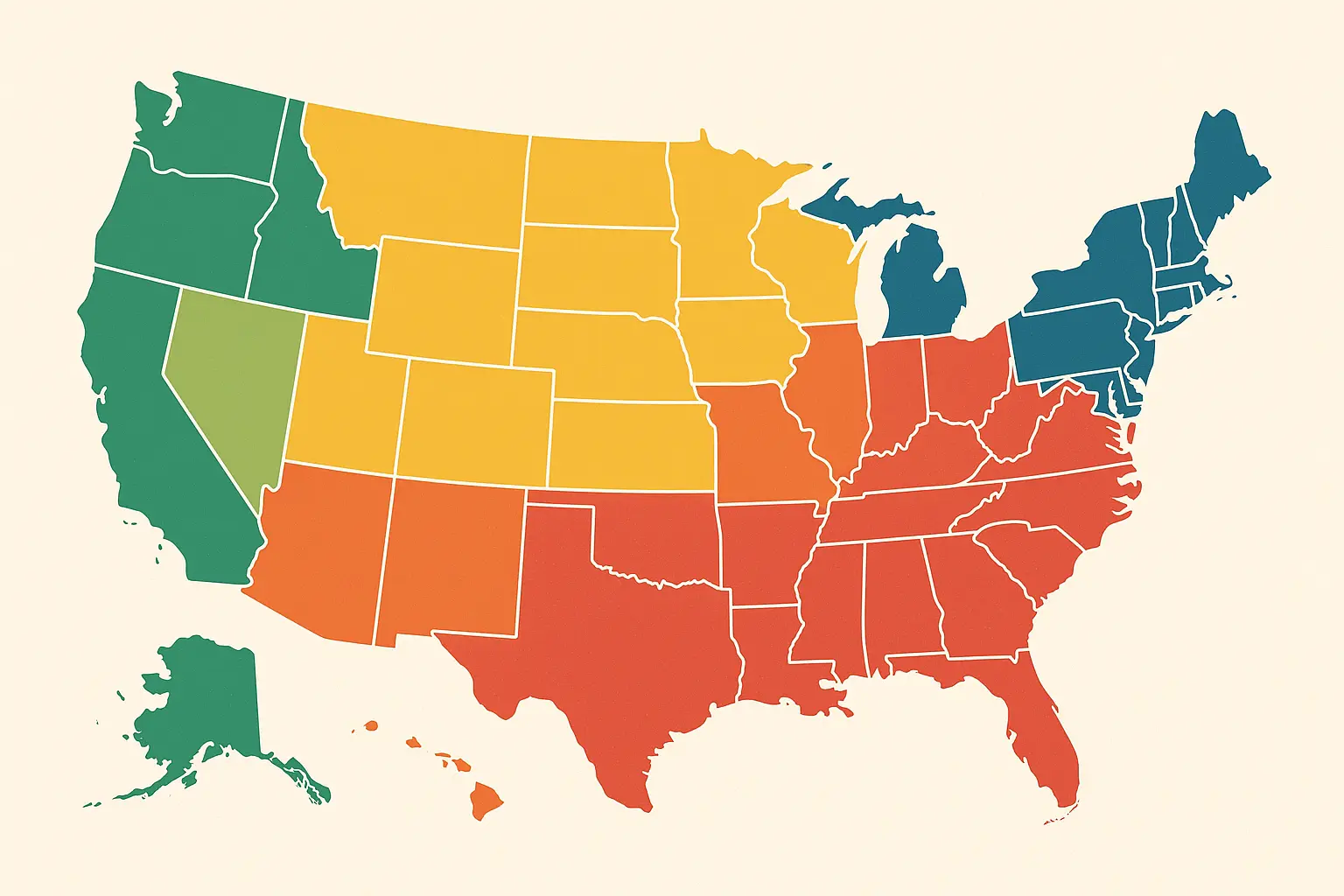 Geographic salary variations for social workers