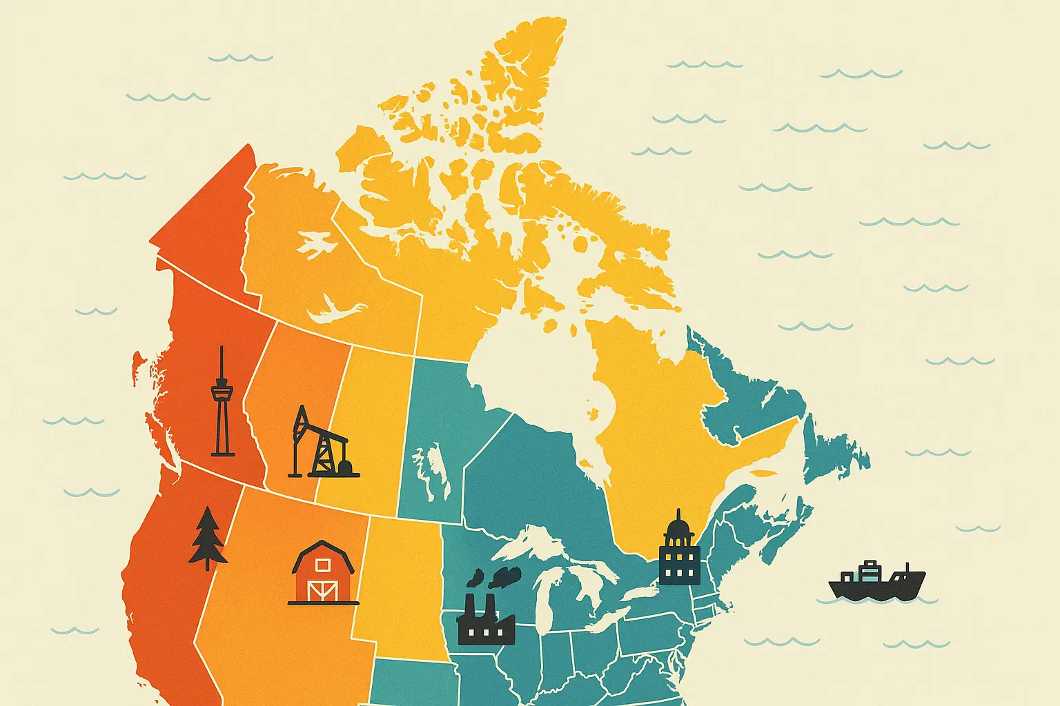Regional salary differences across Canada