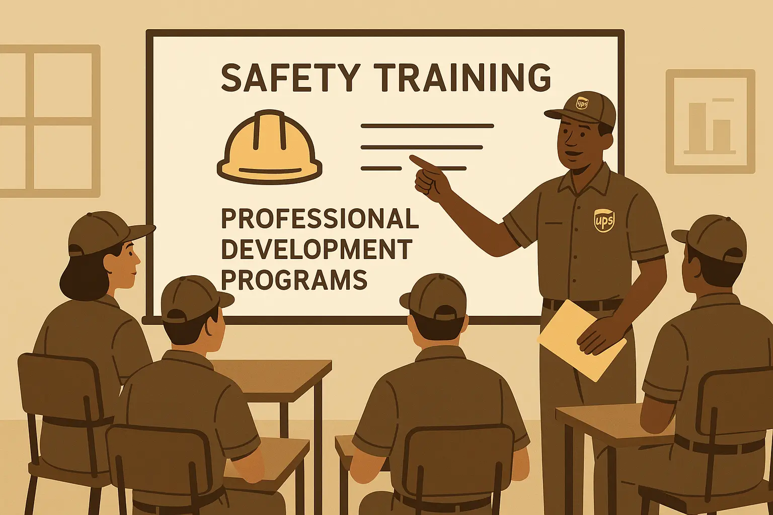 UPS driver career success