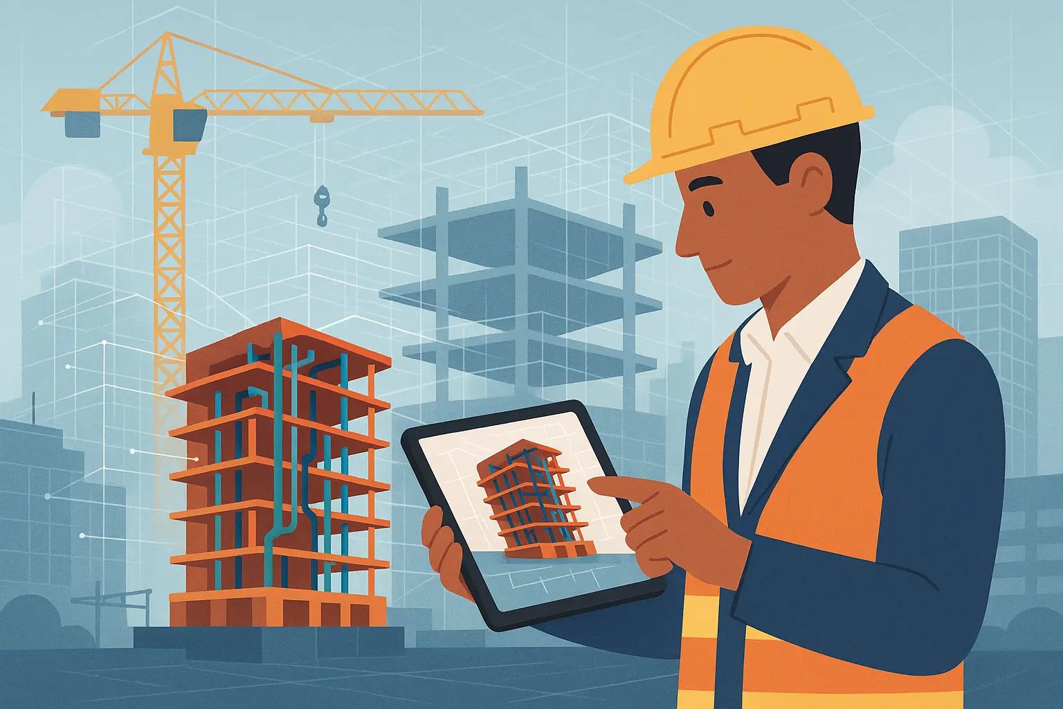 Construction manager using BIM technology