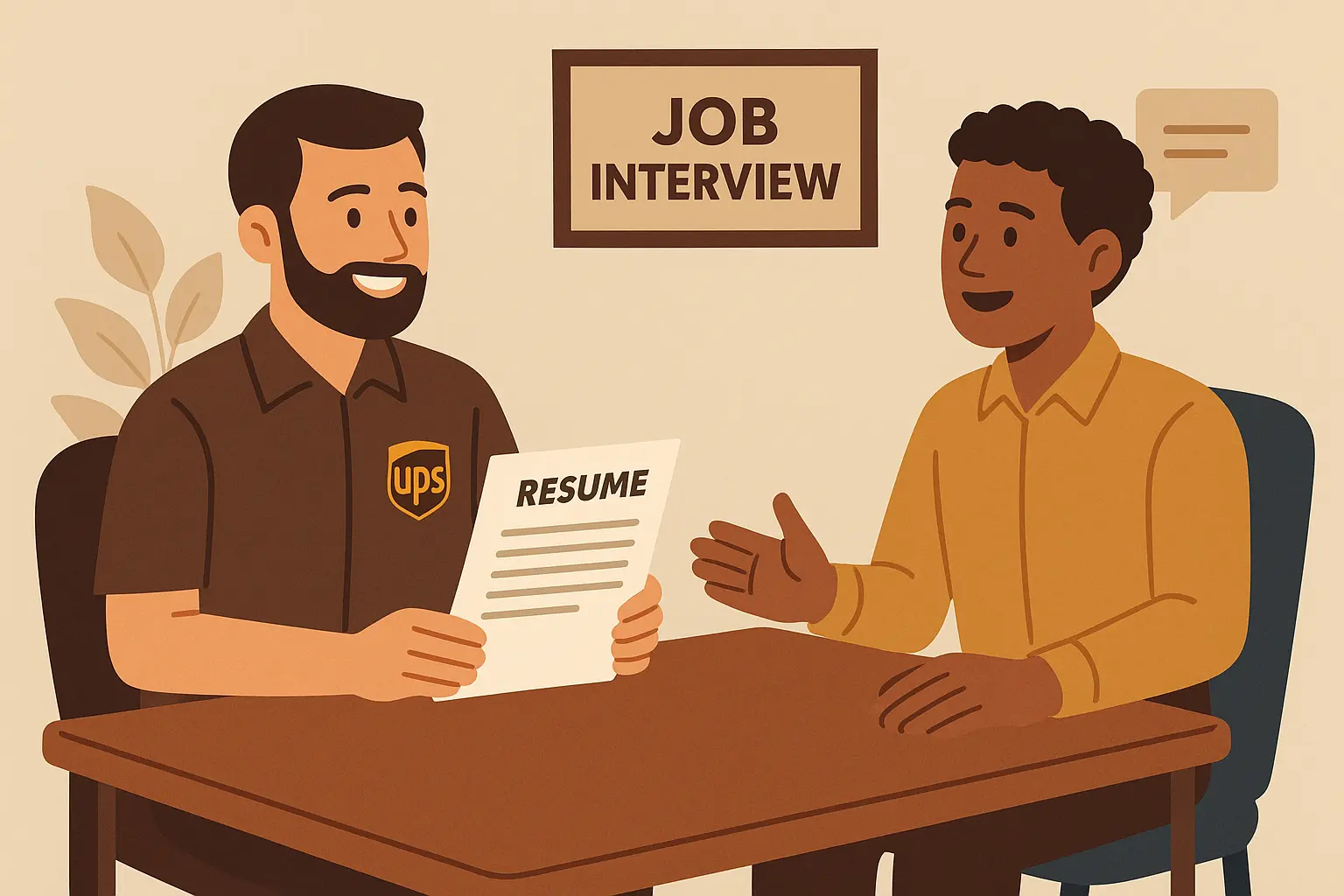 UPS driver hiring process