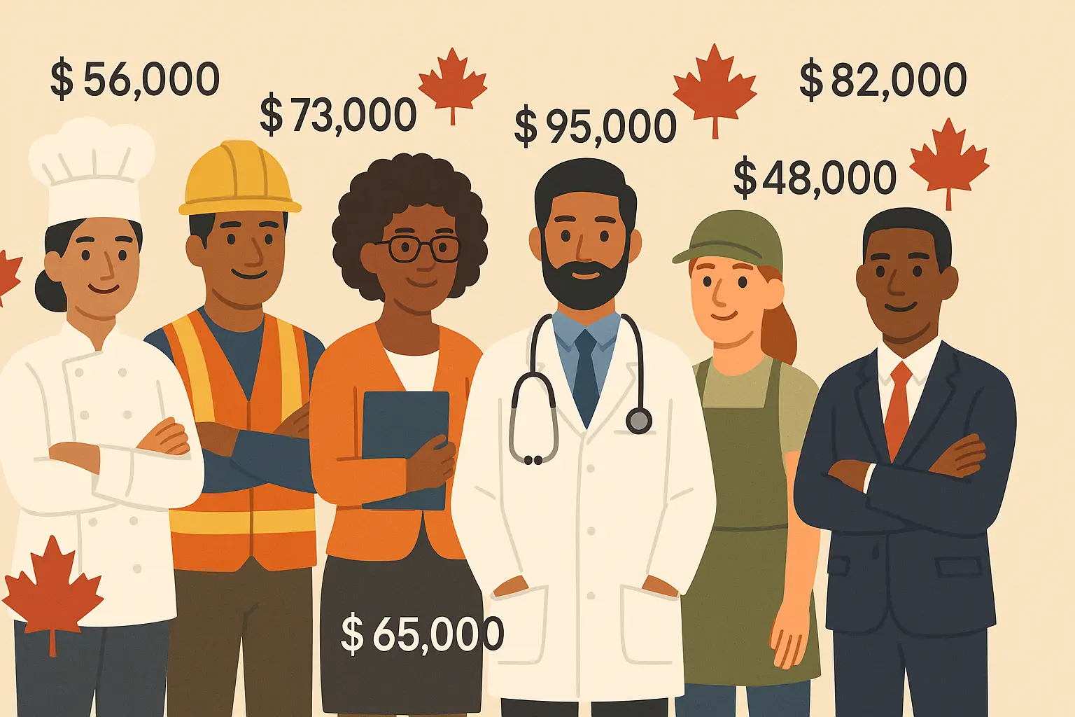 Average salary in Canada overview