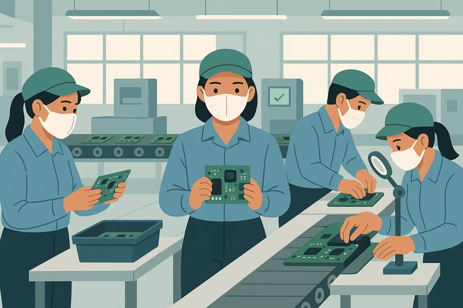 Vietnam manufacturing sector wages