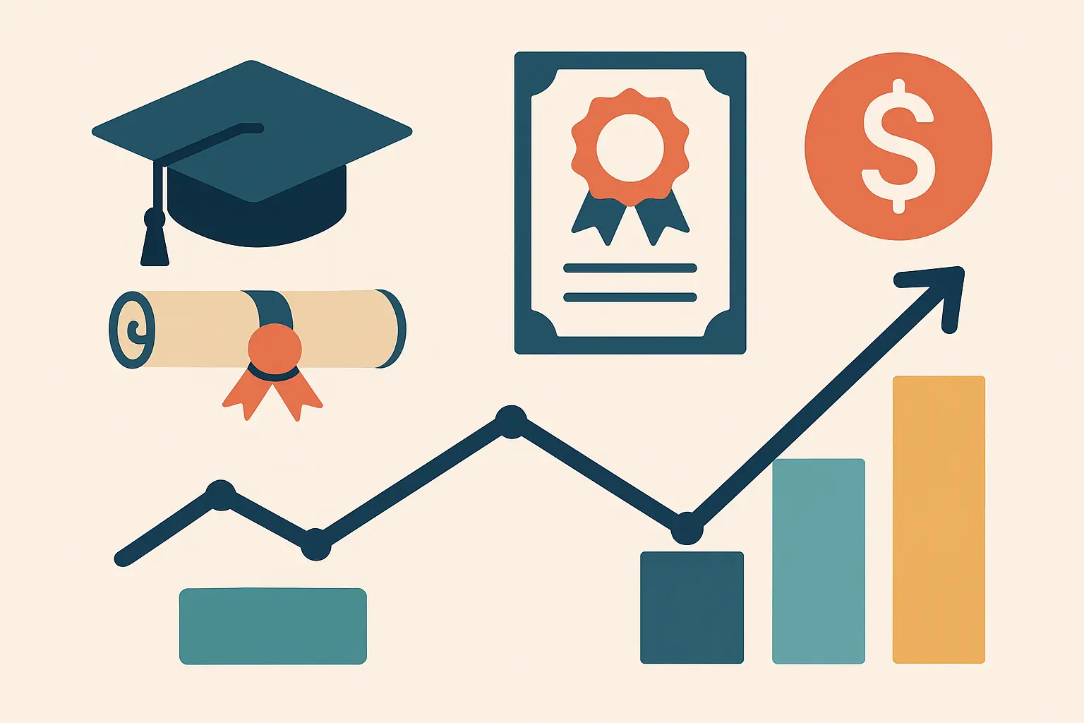 Education impact on Iceland salaries