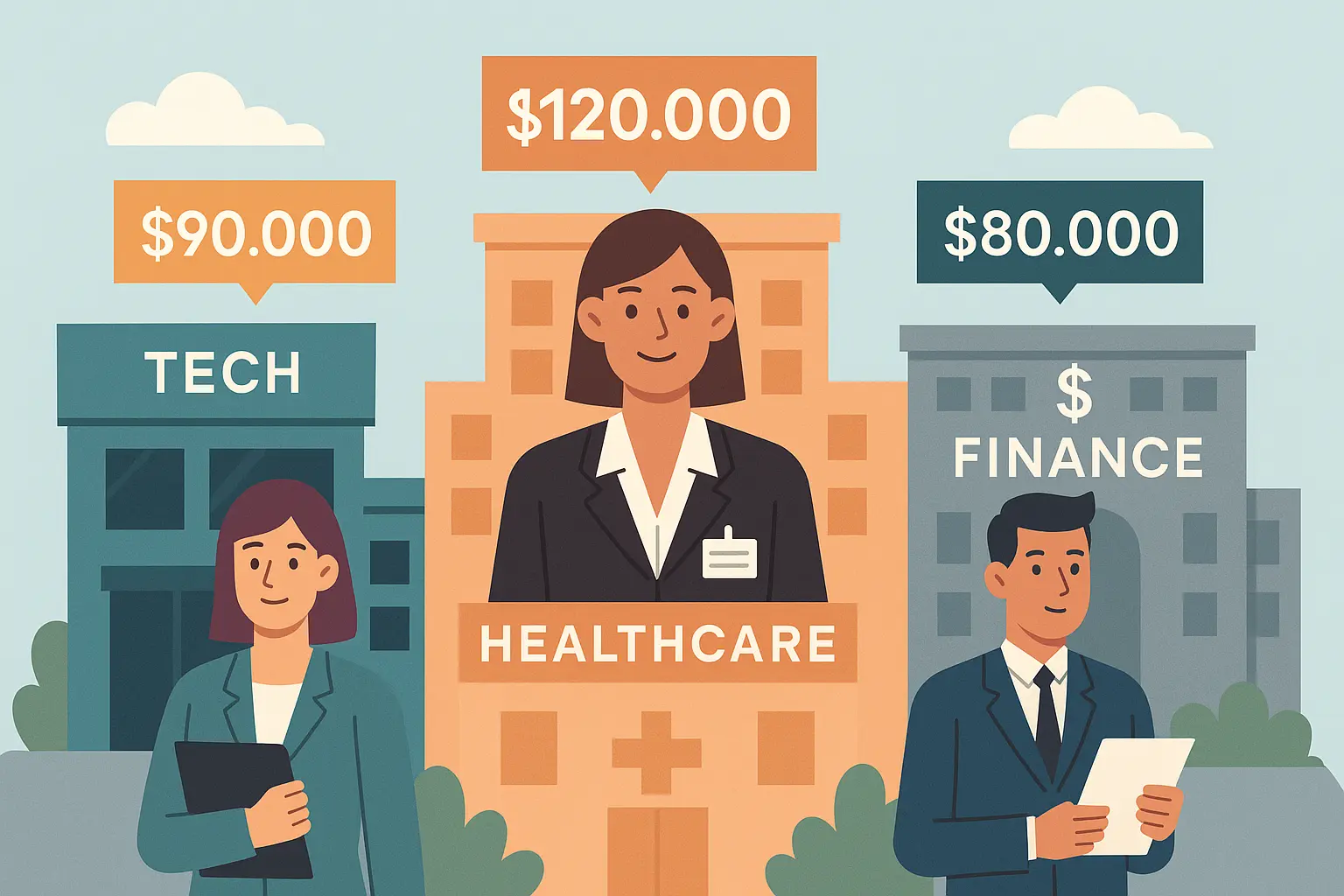 HR Manager Industry Salary Comparison