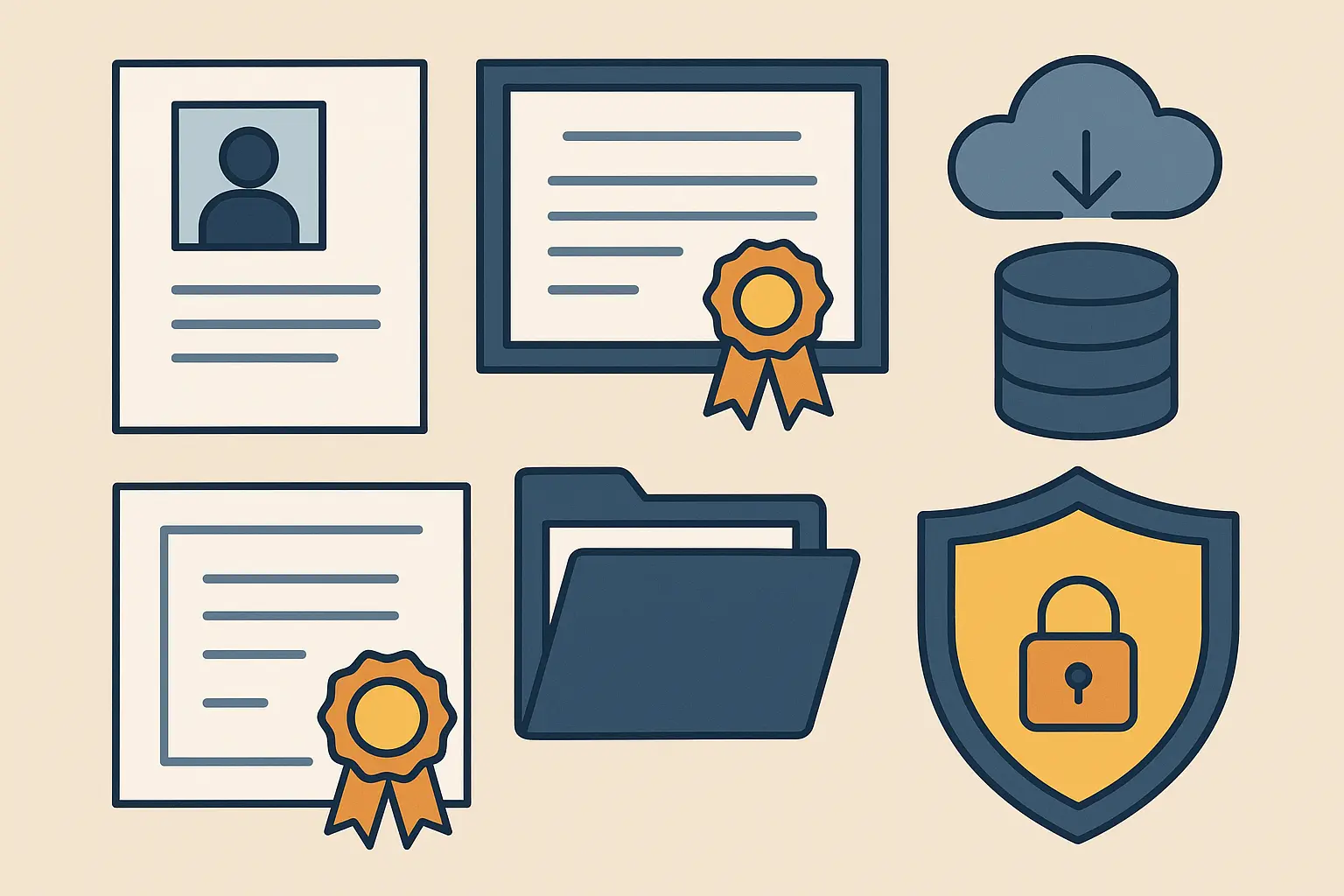 Protecting diving certifications and documents