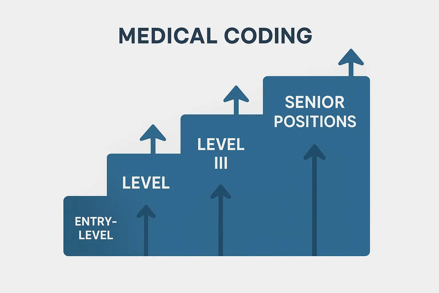 Career advancement paths in medical coding