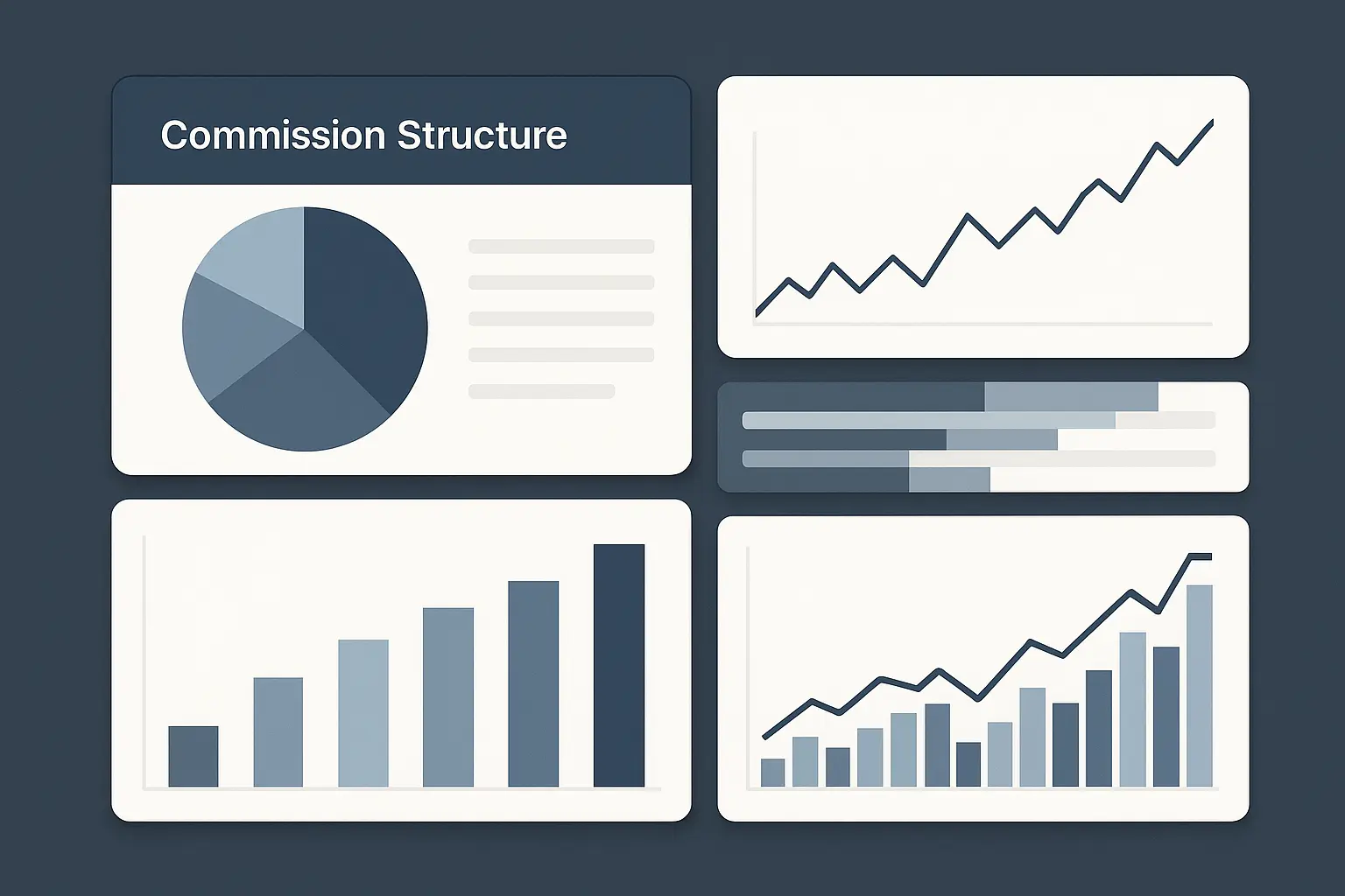 Commission structure breakdown for stockbrokers