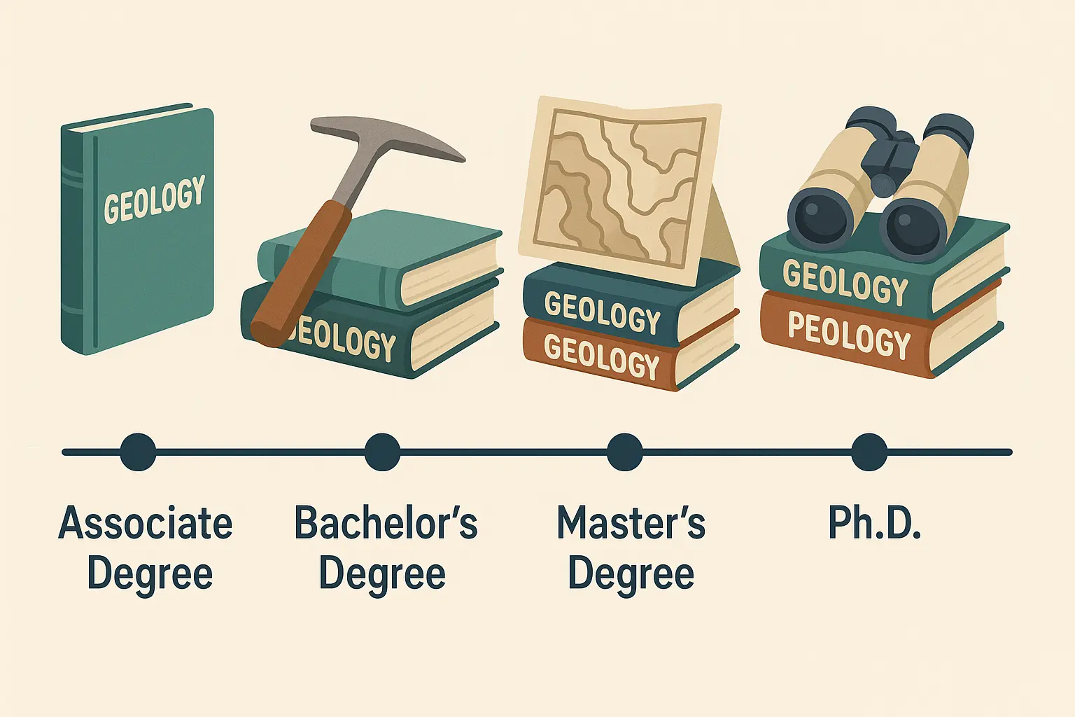 Geology degree timeline overview