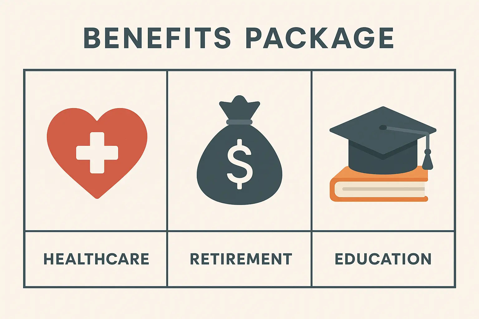 Total compensation package breakdown