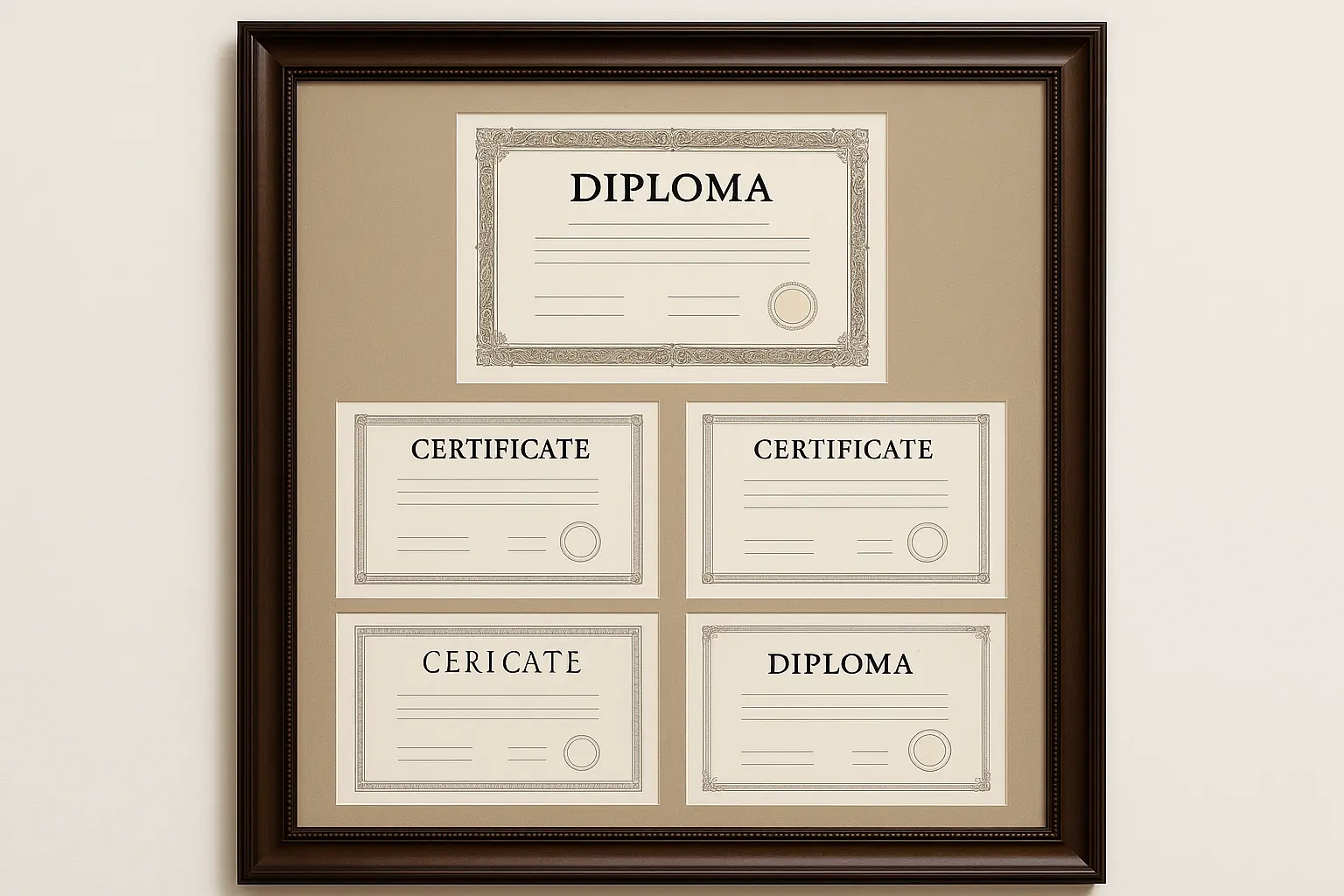 Professional credential display for orthodontic assistants