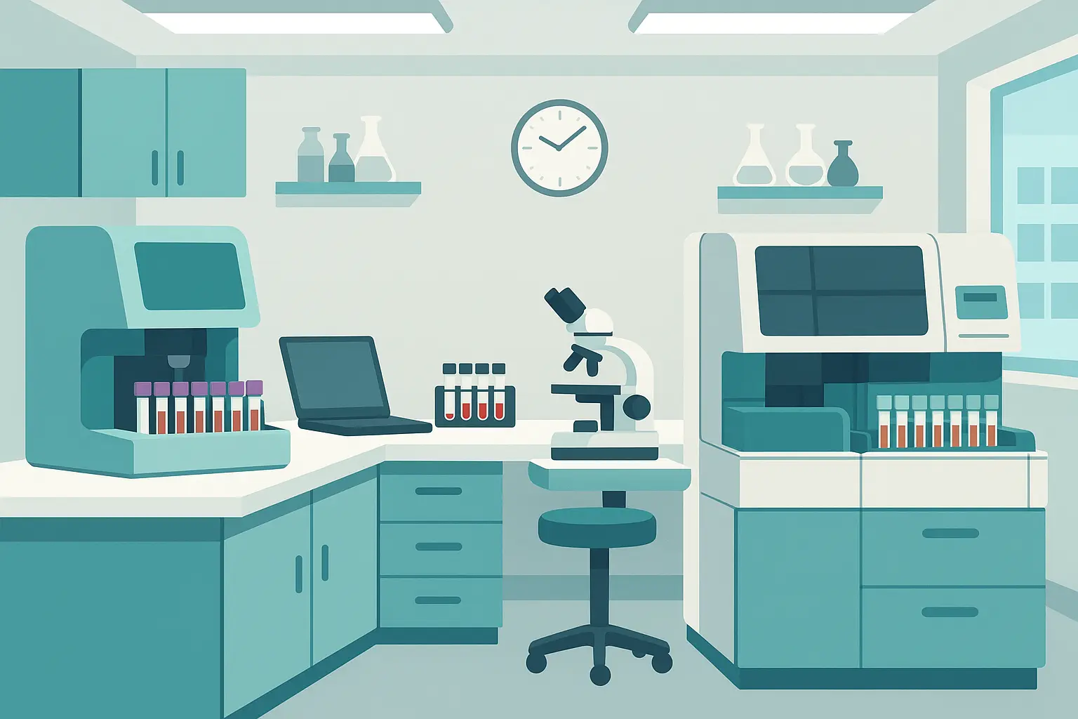Hospital vs private lab compensation comparison