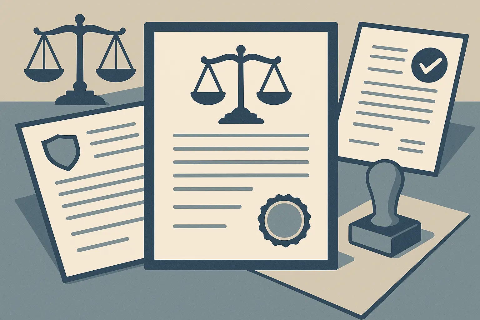 Professional insurance documents for notary agents