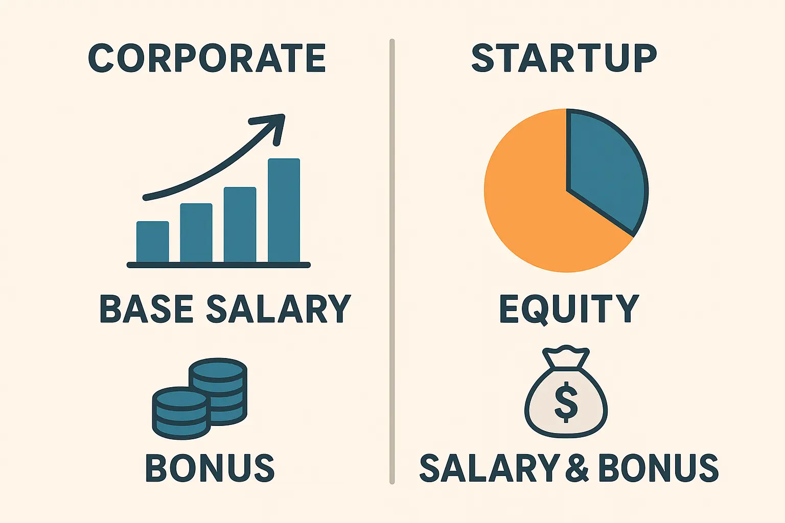 Company size vs management salary comparison