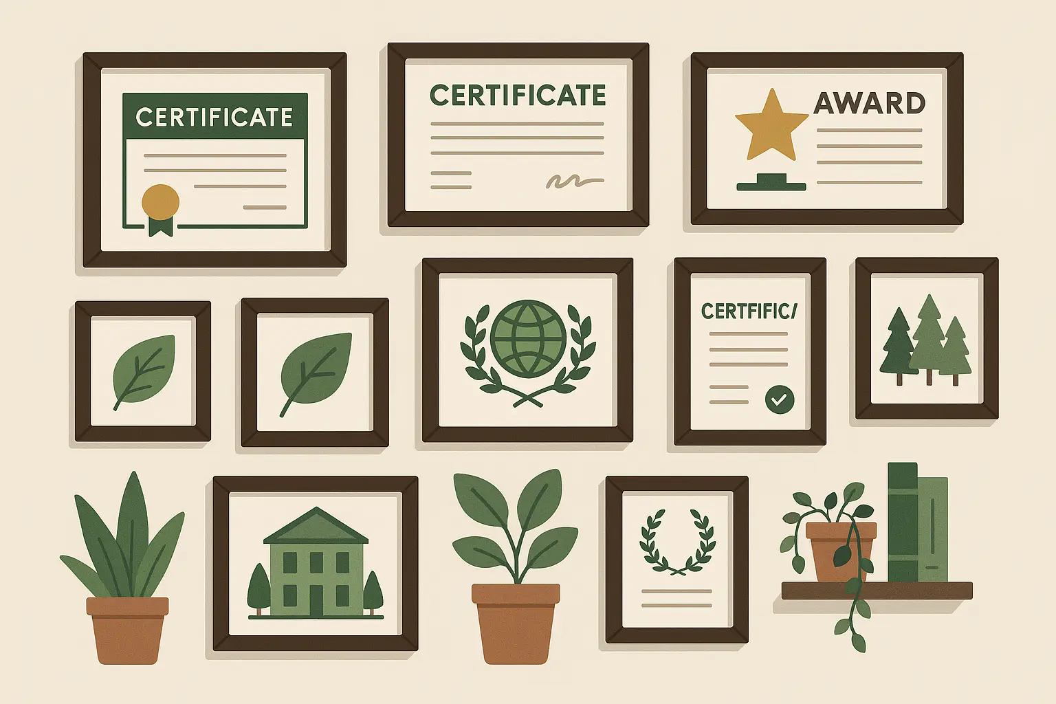 Professional credential documentation for environmental designers