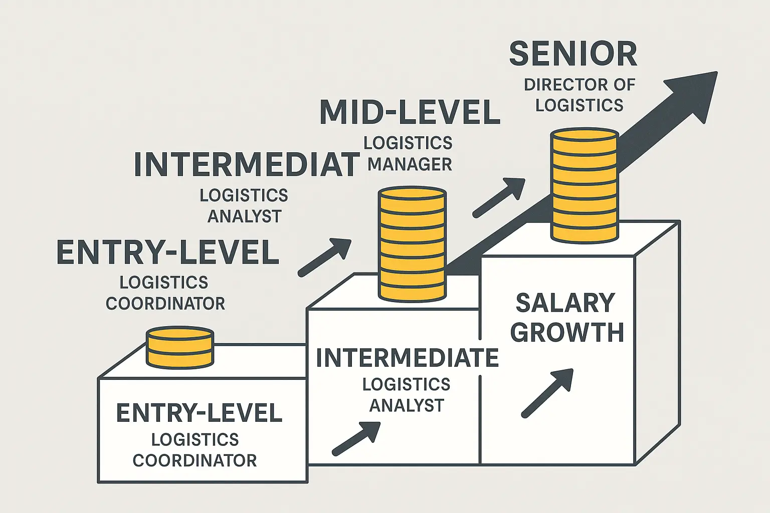 Factors affecting logistics coordinator salary growth and career progression