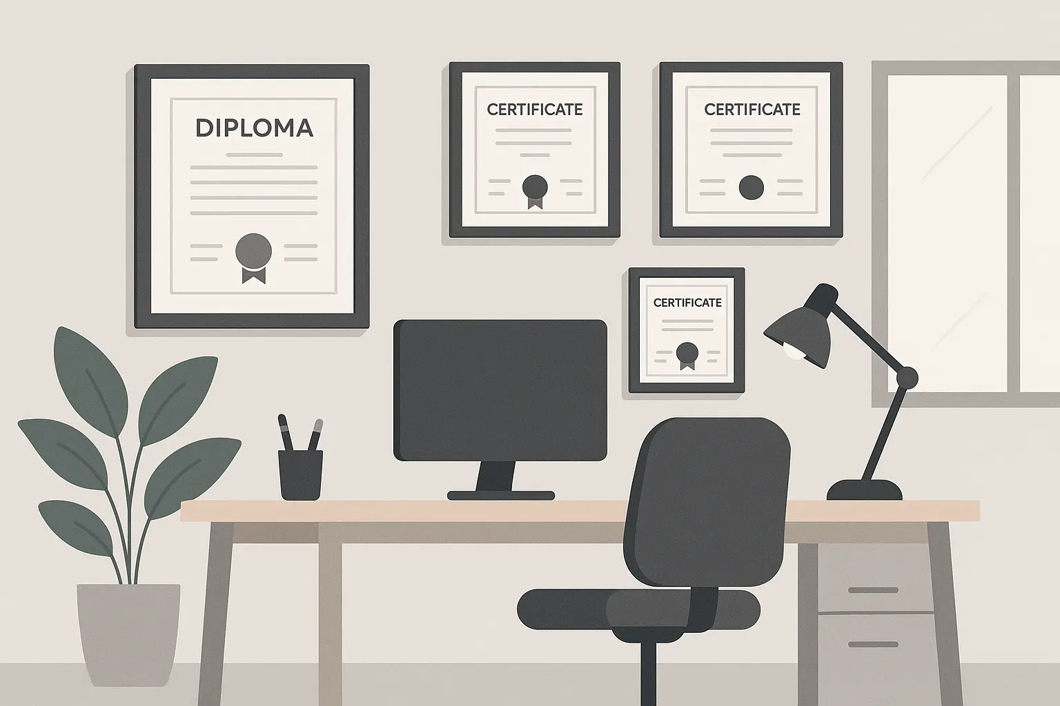 Professional credential management